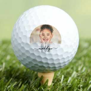 Personalized Monogram Photo Golf Balls