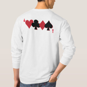 Personalized Monogram Playing Card Bridge Poker T-Shirt