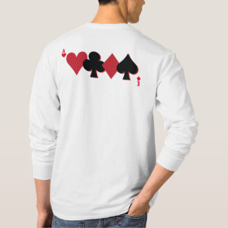Personalized Monogram Playing Card Bridge Poker T-Shirt