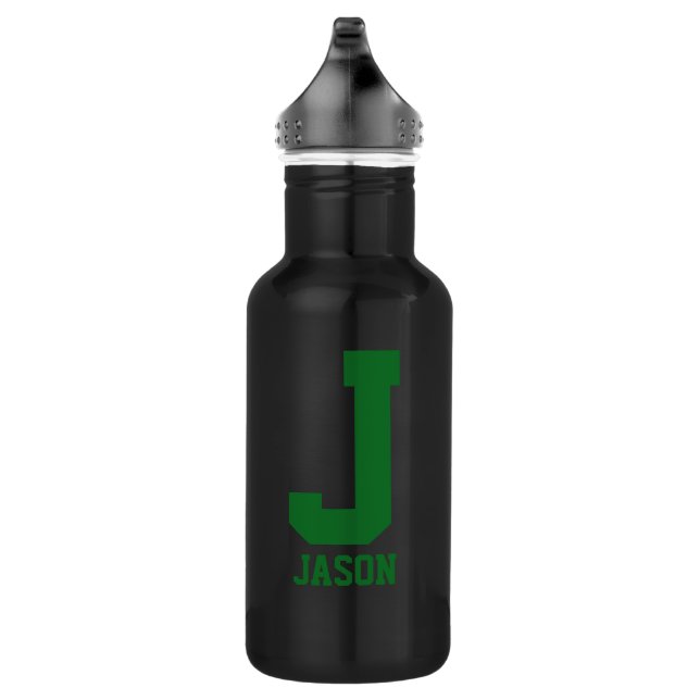 Personalized monogram Water Bottle | Sports Gift (Right)