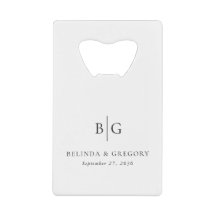 Personalized Monogrammed Initials Wedding Favors