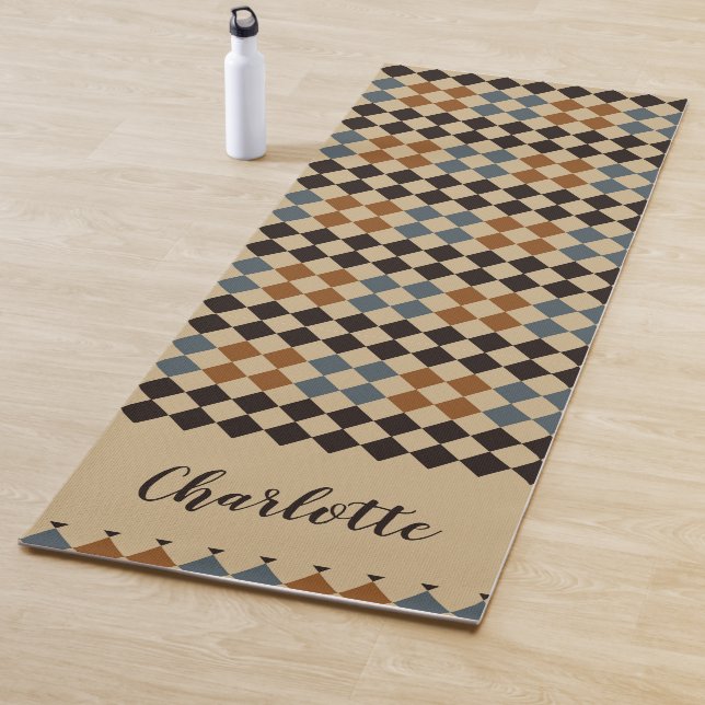 Personalized Mosaic Tile Yoga Mat (In Situ)