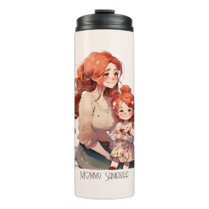 Personalized Mother and Daughter Thermal Tumbler