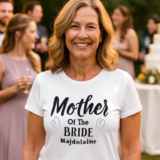 Personalized mother of the Bride T-Shirt (Creator Uploaded)