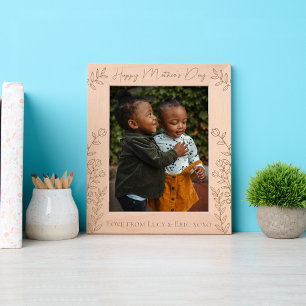 Personalized Mother’s Day Custom Gift for Mom Etched Frames