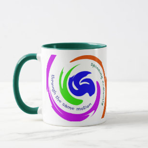 Personalized Motivational Vibrant Abstract Art Mug
