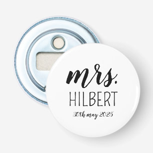 Personalized Mr and Mrs weeding party– Custom Wedd Bottle Opener