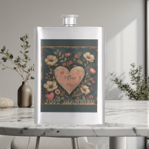 Personalized Mr & Mrs Just Married Vintage Floral