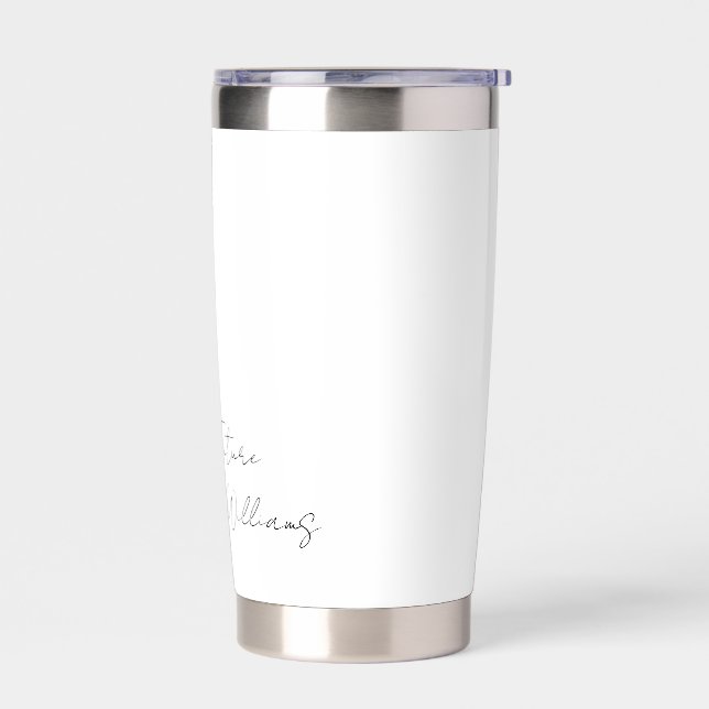 Personalized Mrs Gifts for the bride to be cup wit Insulated Tumbler (Left)