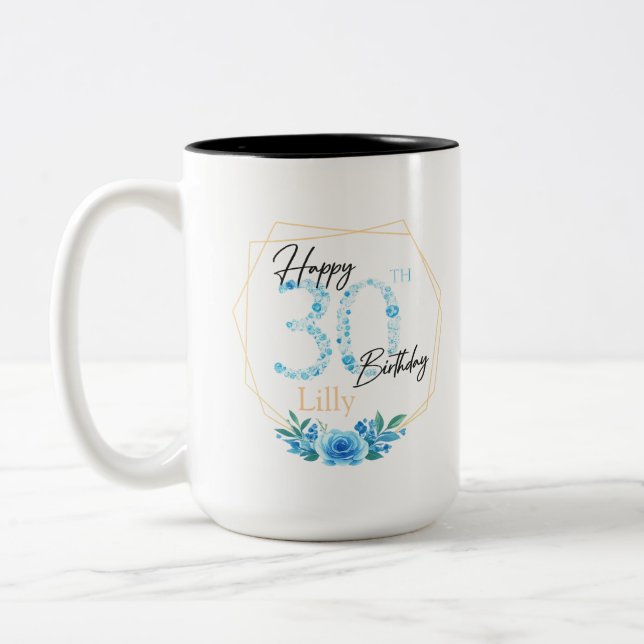 Personalized Mug Birthday Gift for Her With name  (Left)