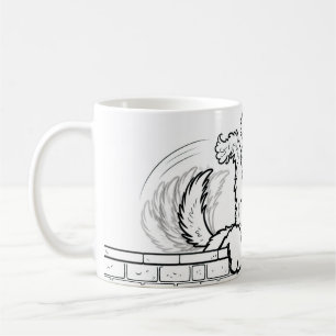 Personalized mug with a dog design
