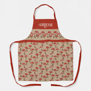 Personalized Mushrooms Apron