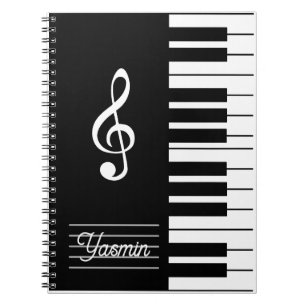 Personalized Music Notebook Gift Idea for Teacher 