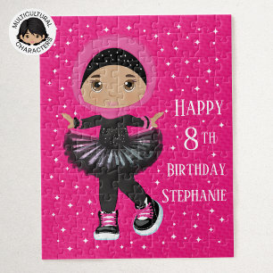 Personalized Muslim Ballerina Jigsaw Puzzle