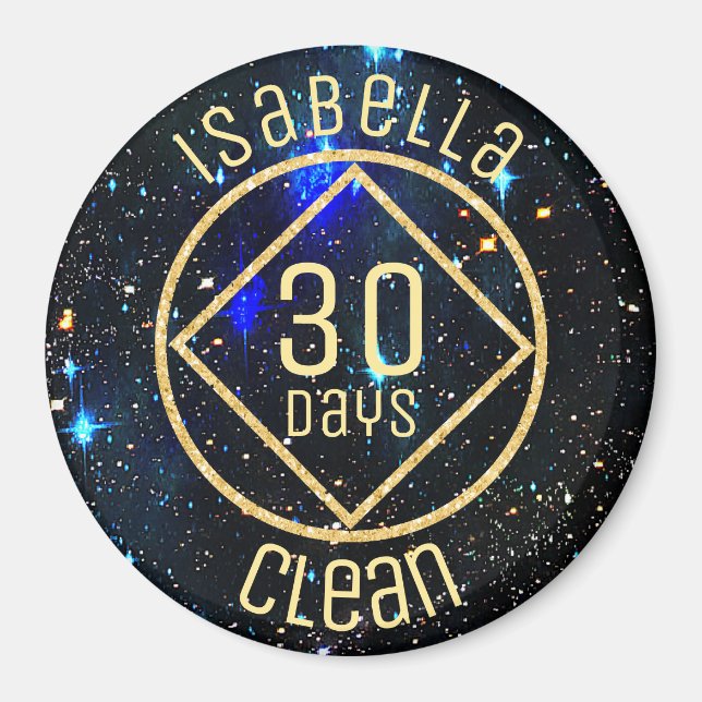 Personalized NA Narcotics Anonymous any days card Magnet (Front)