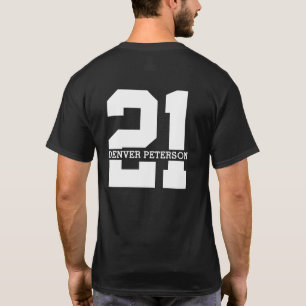 Personalized Name 21st Birthday Modern  T-Shirt