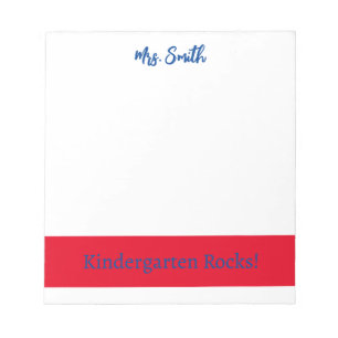 PERSONALIZED NAME AND GRADE Post-it Notes