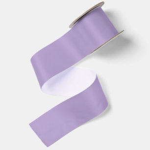 PERSONALIZED NAME AND TEXT LAVENDER SATIN RIBBON