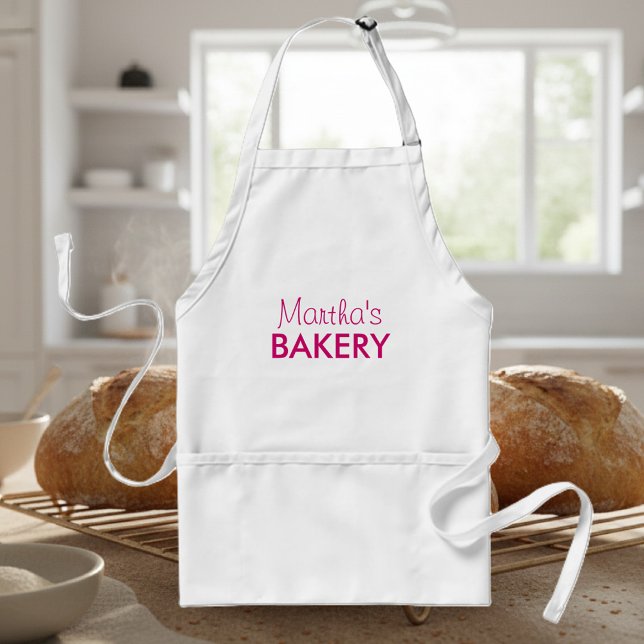 Personalized name baking apron for women (bakery apron)