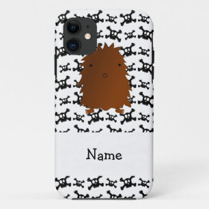 Personalized name bigfoot skulls pattern iPhone 11 case