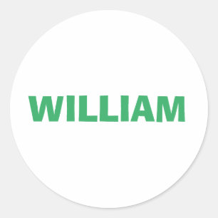 Personalized Name Custom Classic Round Sticker