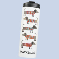 Personalized Name Dachshund Wiener Sausage Dog