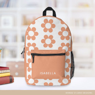 Personalized Name Daisy Girl Backpack