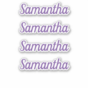 Personalized Name Decal Custom Times Four Sticker