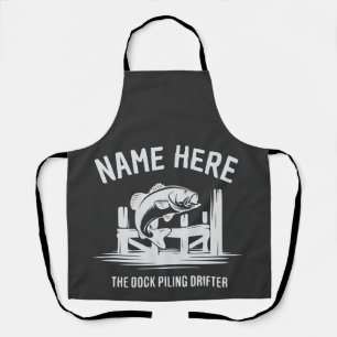 Personalized Name Dock Shadow Bass Apron