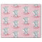 Personalized Name Elephant Baby Girl Pink and Gray