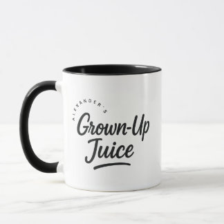 Personalized Name Grown-Up Juice Gift Coffee Mug