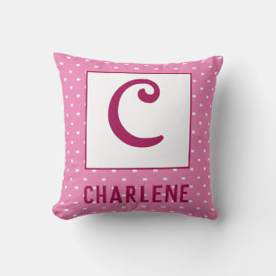 Personalized Name Initial Cushion