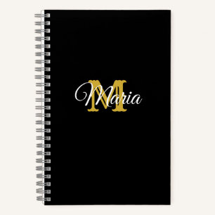 Personalized Name Initial Notebook