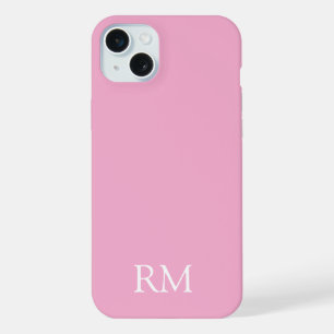 PERSONALIZED NAME INITIALS STYLISH MODERN MINIMAL iPhone 15 PLUS CASE