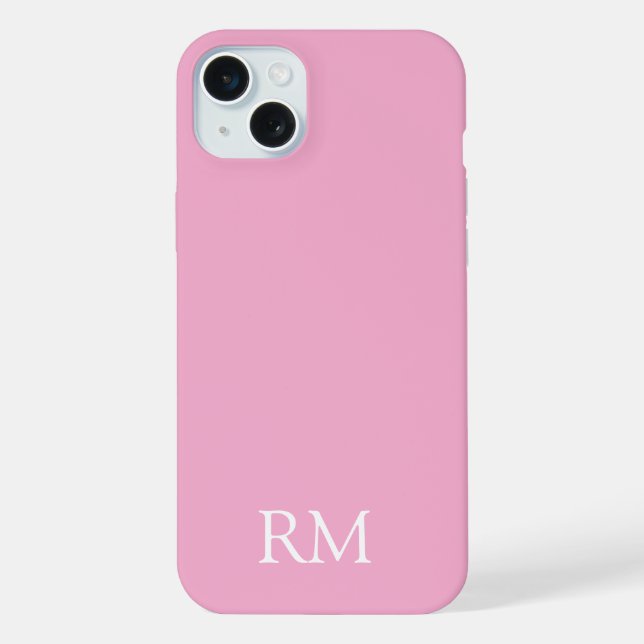 PERSONALIZED NAME INITIALS STYLISH MODERN MINIMAL  iPhone CASE (Back)