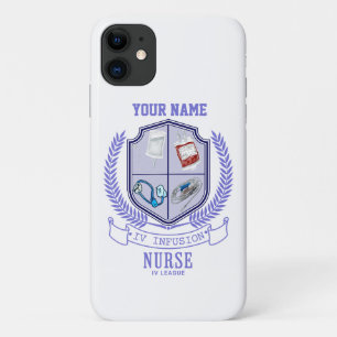 Personalized Name IV League Infusion Nurse  iPhone 11 Case