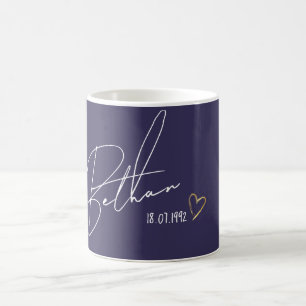 Personalized Name Modern Gift Coffee Mug