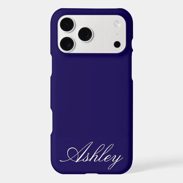 Personalized Name Modern Minimal Monogram Elegant  (Back)