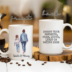 Personalized Name Mom Mug, Birthday Gift for Mom Coffee Mug