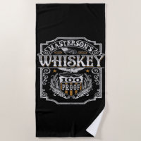 Personalized NAME Old West Whiskey Brewery Bar