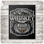 Personalized NAME Old West Whiskey Brewery Bar Jigsaw Puzzle<br><div class="desc">Personalize this truly unique,  one-of-a-kind Old Western Style Whiskey Liquor Brewery Bar Gift. Perfect addition to the man cave (or woman cave!),  western ,  hot rod classic car garage or kitchen. Customize with your Name or Custom Text!</div>
