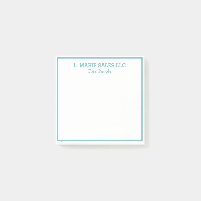 PERSONALIZED name Post-It notes (Front)