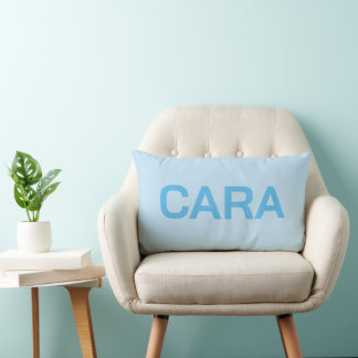 PERSONALIZED NAME SIMPLE STYLISH MODERN CLASSIC LUMBAR CUSHION