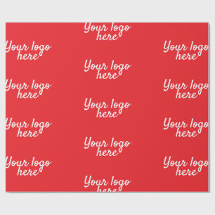 Personalized Name Simple stylish Your logo here  Wrapping Paper