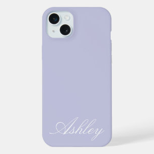 Personalized Name Stylish Modern Elegant Minimal  iPhone 15 Plus Case