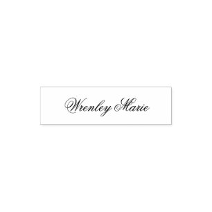 Personalized Name Stylish Professional Self-inking Stamp