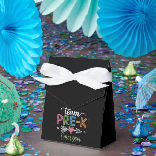 Personalized Name Team Pre-K PreSchool Teacher  Favour Box