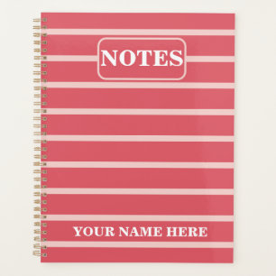 PERSONALIZED NAME & TEXT SIMPLE STYLISH NOTES PLANNER