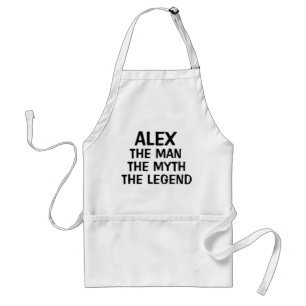 Personalized Name The Man The Myth The Legend Standard Apron