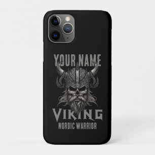 Personalized NAME Viking Warrior Heritage T-Shirt iPhone 11 Pro Case